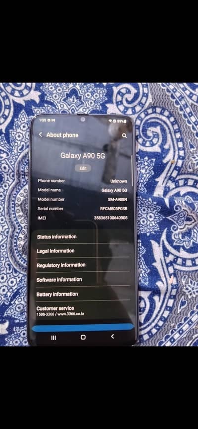 a90 5g snapdragon 855 6+128