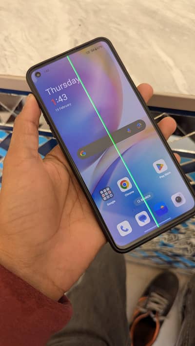OnePlus 8T 12+12 256gb ram just line in panel single sim