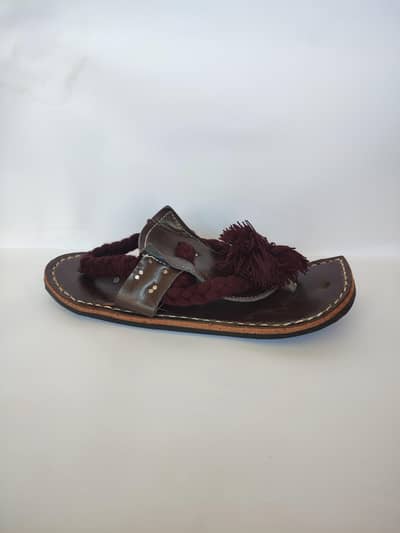 Premium Balochi Chappals | Traditional Handmade Chawat (Size 10)