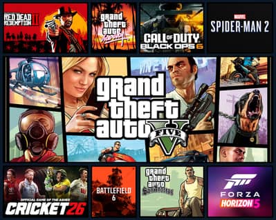 GTA 5 LEGACY)/ENHANCED PC GAME KRWAYE ALL OVER PAKISTAN