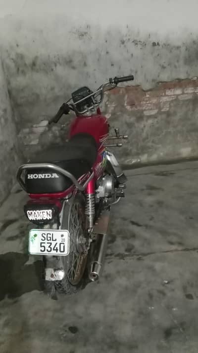 United 70cc 2020 model Good Condition documents clearl