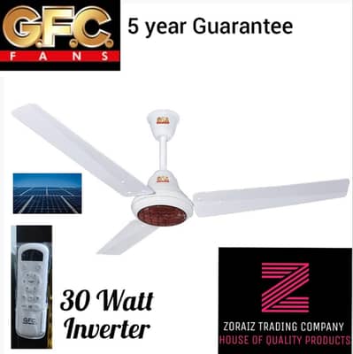 GFC Fans Inverter 30 watt Ravi Plus 56 Inch copper