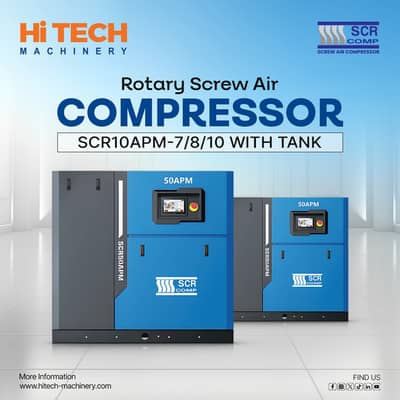 SCR AIR COMPRESSOR SCR10APM-7/8/10 WITH TANK