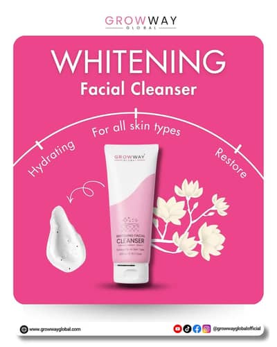 Growway Global  whitening facial cleansers