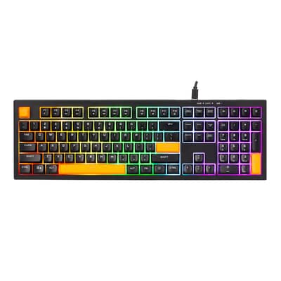 Xtrike Me Kb-512 Bk 108 Key Wired Mechanical Feel Usb-c Keyboard