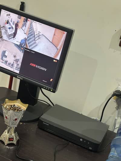 Hikvision 4 CCTV Cameras + DVR + 3TB HDD Office Setup