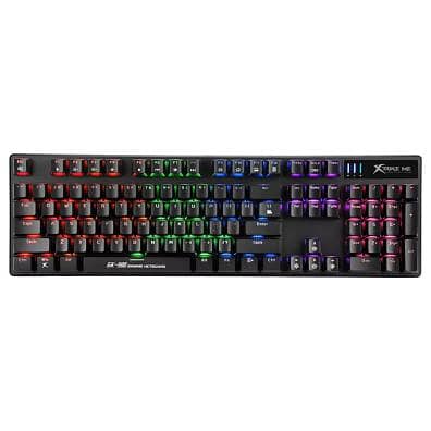 Xtrike Me Gk-980 En Wired Mechanical 104-key Rainbow Keyboard