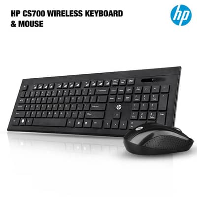 Hp Wireless Keyboard Mouse Combo Cs700