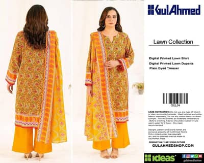 3 Piece Ladies Suit | Simple Suit | Lawn Cotton Dress | Ready to Wear