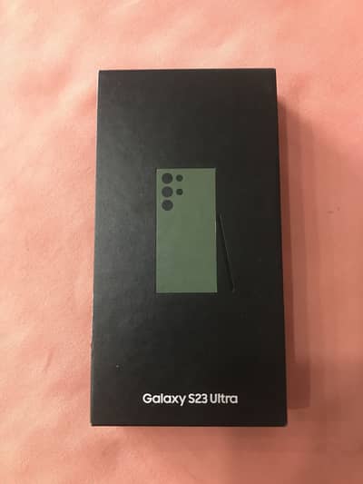 S23 ultra with original box 12/512 Green colour