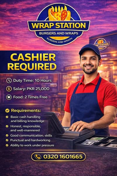 Restaurant Cashier Required | Cashier Jobs | Urgent Hiring | Jobs