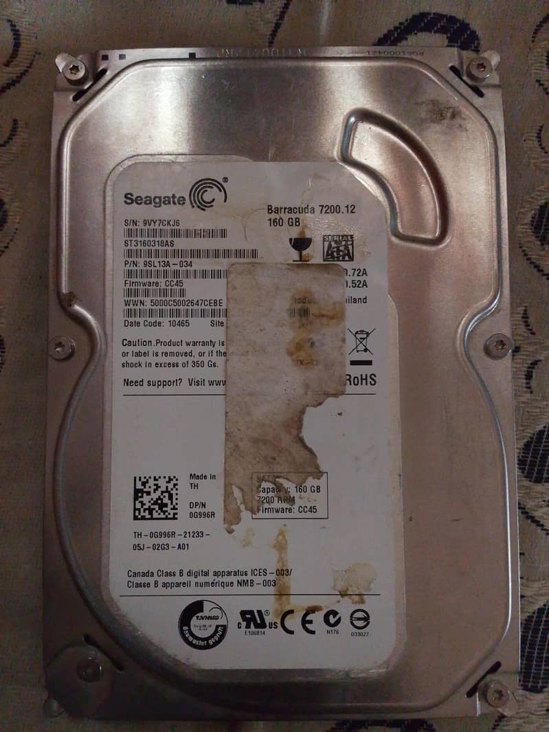HDD seagate 0