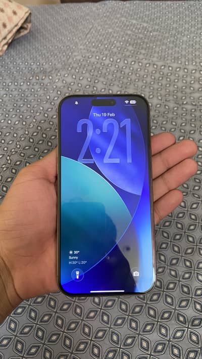 iPhone 16 Pro Max with original Box 256GB Non PTA (JV)