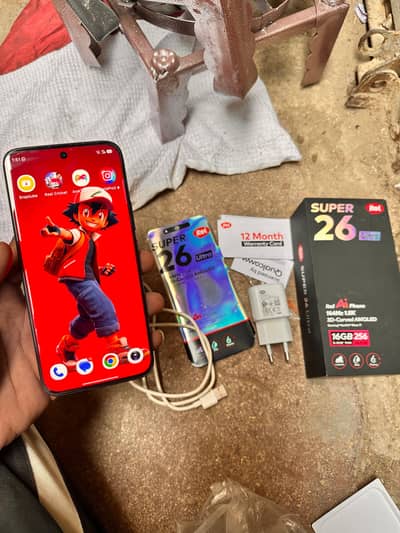 itel 26iltra with box complete saman