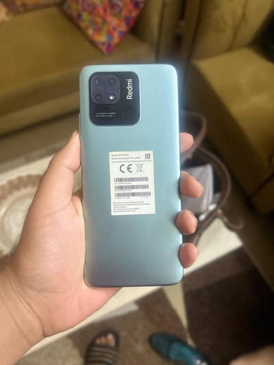 REDMI 10C WITH BOX , GREEN COLOR ,  urgent money