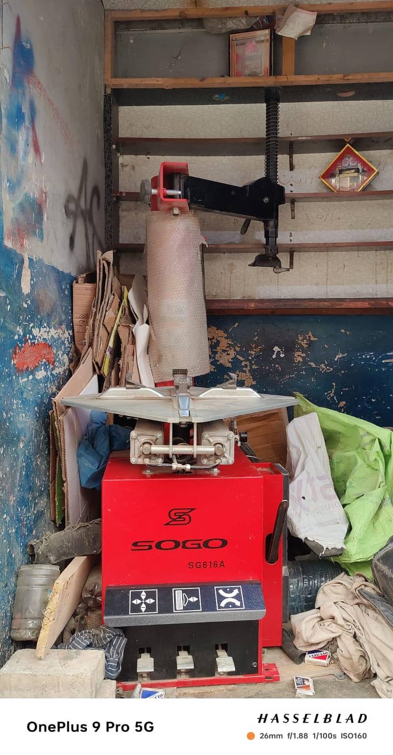 Tyre changer machine 5