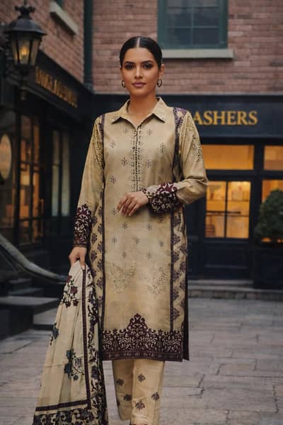 Premium Quality Luxury Embroidered 3 Piece Collection