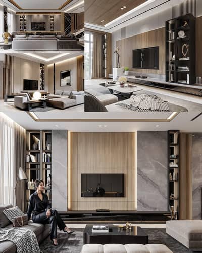 Media wall designing, Feature walls, home decor, interior designing