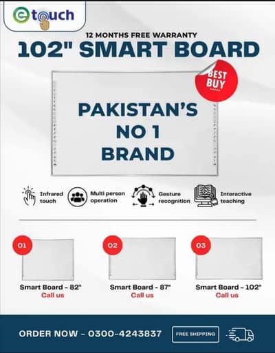 Smart Boards & Interactive LED Touch Screens for sale wholesale rates