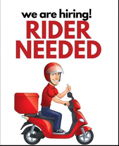 RIDERS NEEDED
