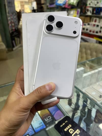 17 pro max 256gb silver non pta complete box