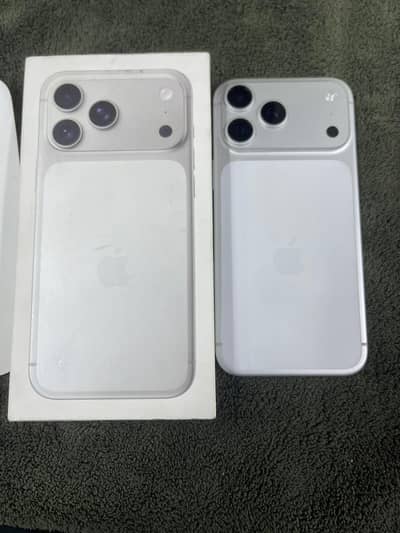 17 pro max 256gb silver non pta complete box