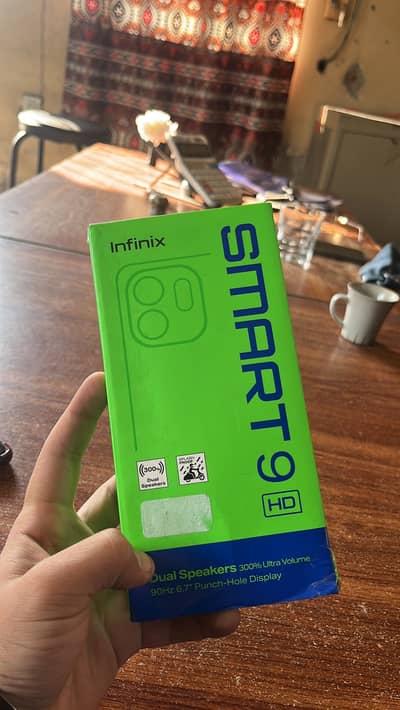 With box and charger