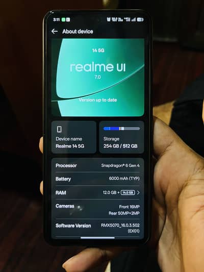 Realme 14 5G 12/512GB With Box