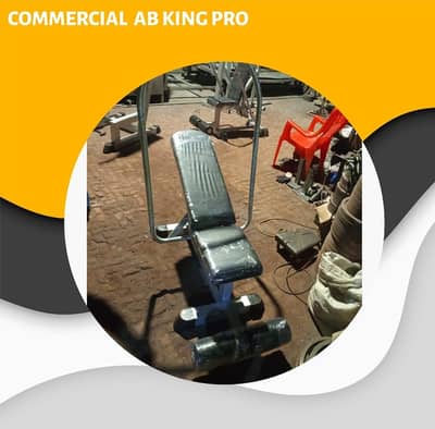Ab King Pro - Exercise Bench Fitness Machine - Commercial