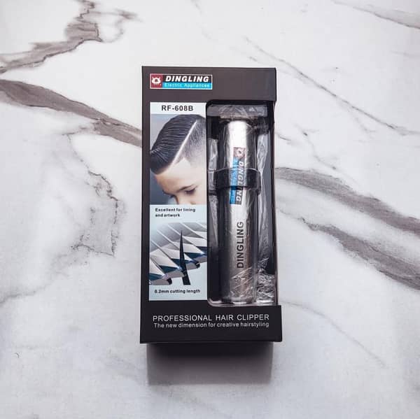 Dingling RF-608B Original Rechargeable Hair & Beard Trimmer with Charging Base