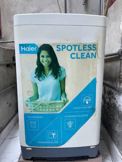 Haier 8.5Kg fully automatic machine three years motor guarantee card