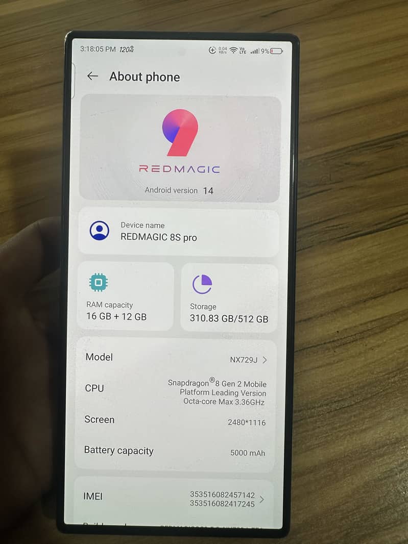 Red Magic 8s Pro 0
