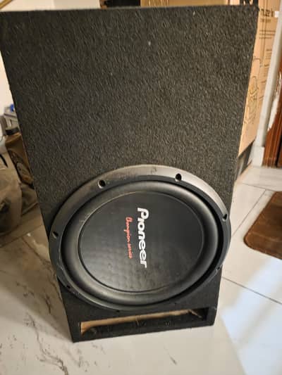 Pioneer 312s4 subwoofer with MDF box