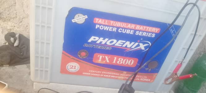 Phoenix Tall Tubelar 12v 185AH (1800watt) battery