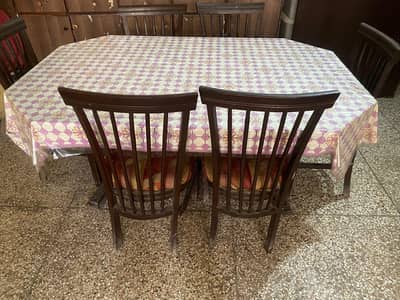 pure wood dining table for sale