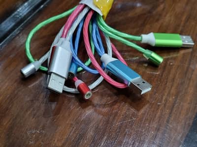 Magnetic Flowing Charging Cable with Charging Pin