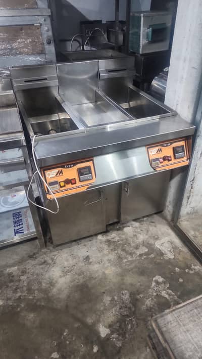 Double Fryer 16+16 Liter | Zain Kitchen Engineering | Lahore
