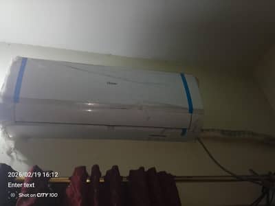haier 1 ton non inverter ac in brand new condition