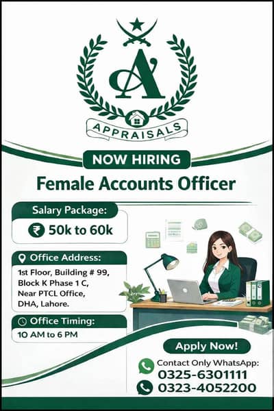 Female Accounts Officer