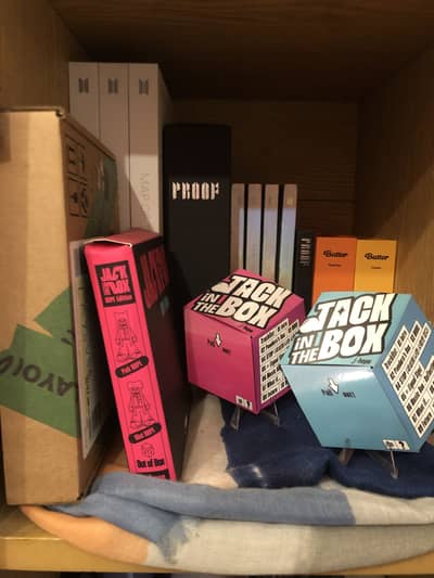 BTS albums (second hand but in good condition)