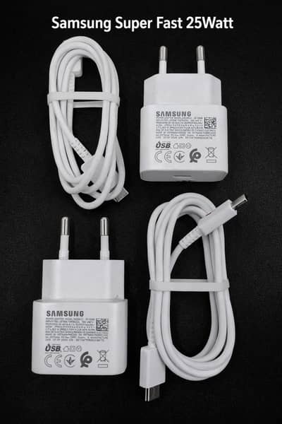 100% Guranted Original Samsung Charger 25watt 45watt 65watt Super Fast