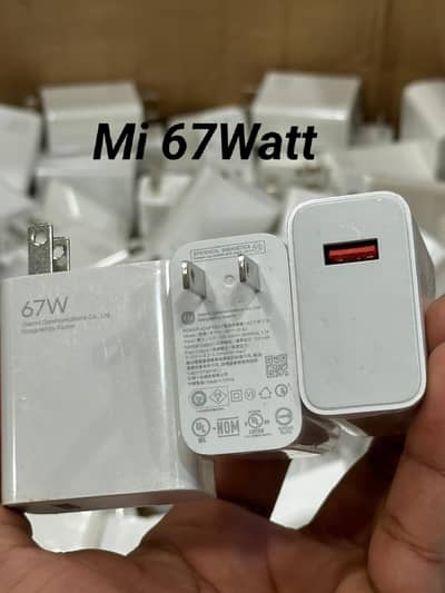 Mi Redmi xiaomi 67 watt 1120watt turbo mobile charger
