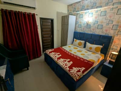 5999 per night One bed apartment available for rent on daily Weekly Basis in Islamabad