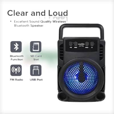 GTS-1360 Wireless Portable Speaker – Extra Bass & Long Battery Life