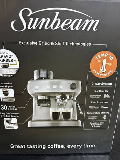 SUNBEAM coffee machine Australia manufactured