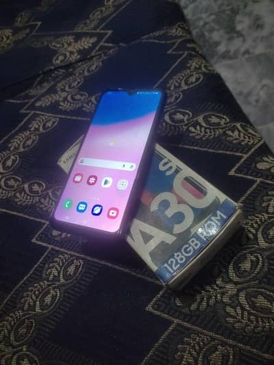 A30s 4/128 dual sim pta with box call watsap 03217683721
