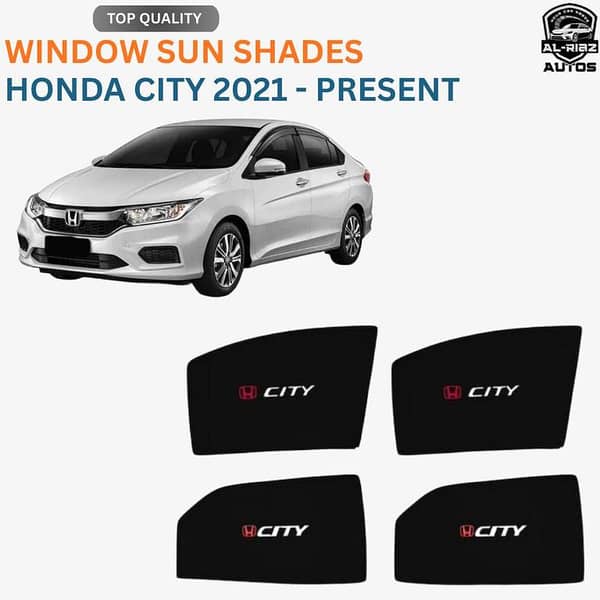 Honda City 2021 - PRESENT Window Sun Shade | Premium UV Protection & Heat Shield | Privacy Glare Reducer