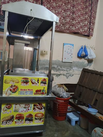Burger shawarma counter for sale