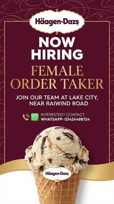 Female order taker is required at