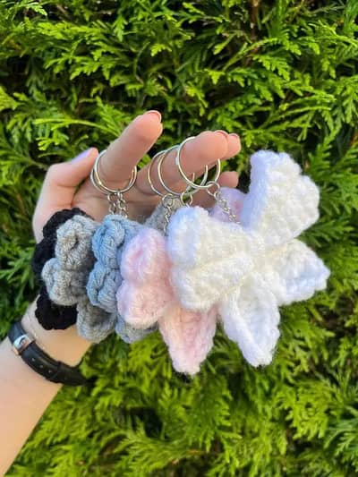  Handmade Crochet Keychains – Bulk Available in Multan 